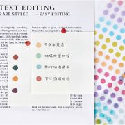 Decorative PET Adhesive Tape Decora Diy Scrapbooking Sticker Label Stationery 10 cm wide Color basic dots Masking Washi Tape